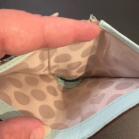 Kate Spade Mint Green Card Holder - Picture 5 of 7